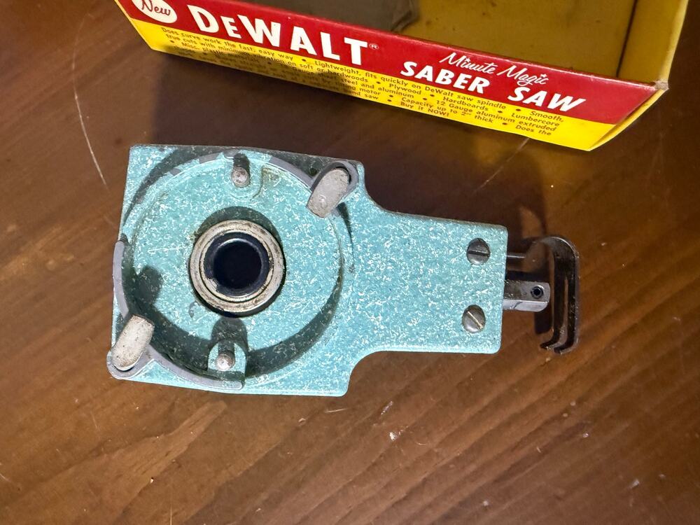 Vintage AMF DeWalt "Minute Magic" Saber Saw Attachment Original Box - SO